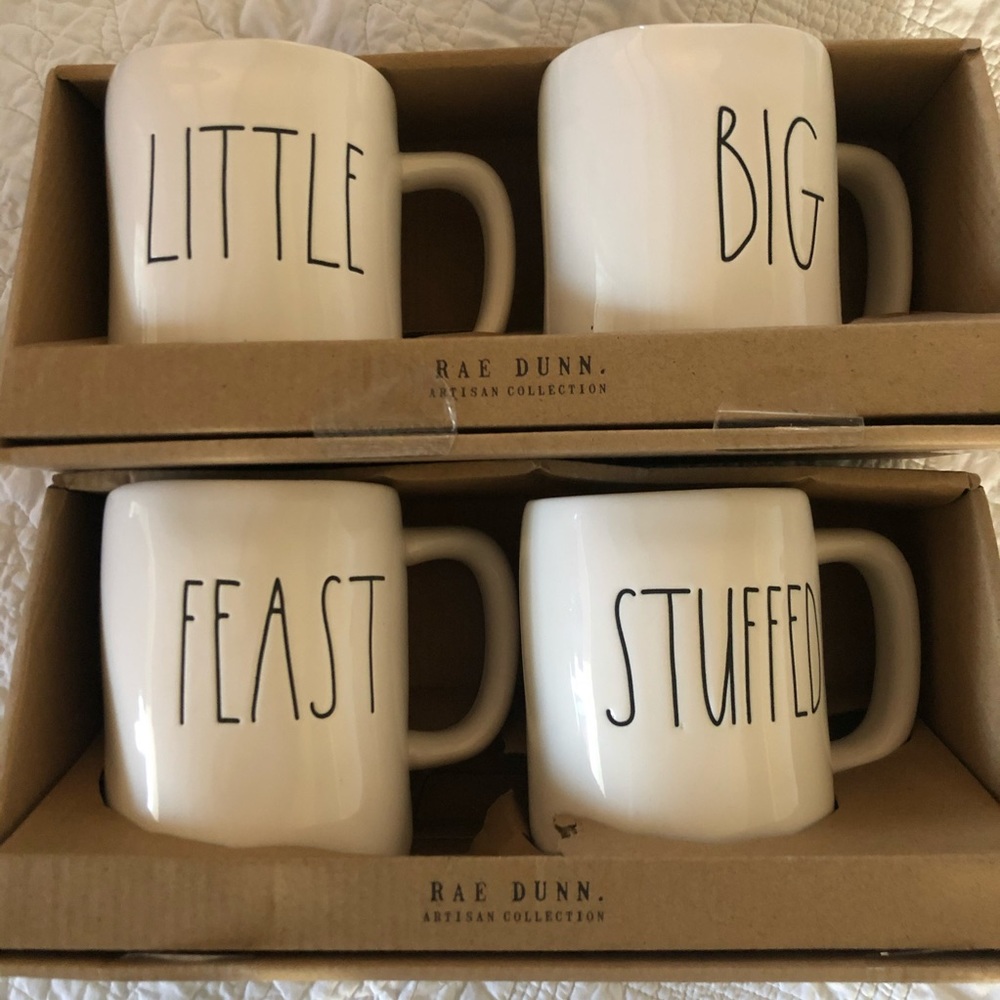 4 Rae Dunn Artisan Collection Mugs - Picture 1 of 7
